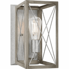Progress Briarwood 1-LT Wall Sconce - Galvanized - P710012-141