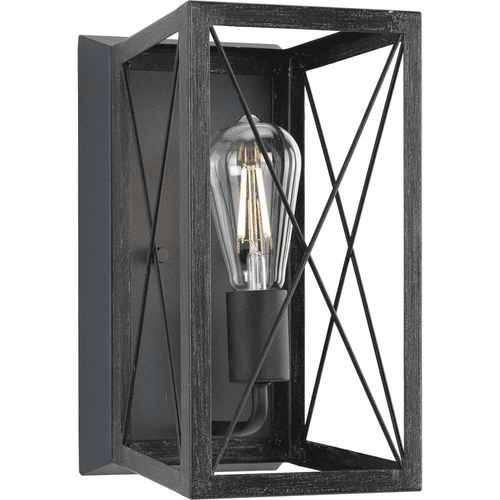 Progress Briarwood 1-LT Wall Sconce - Textured Black  - P710012-031