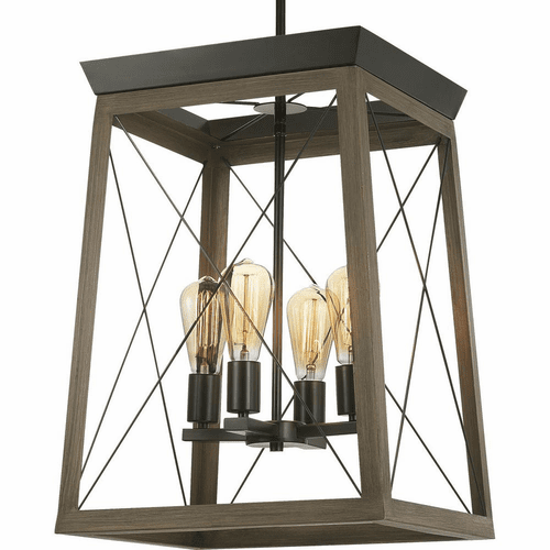 Progress Briarwood Collection 4-LT Foyer - Antique Bronze - P500178-020