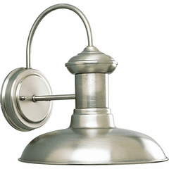 Progress Brookside 1-LT Outdoor Medium Wall Lantern - Antique Nickel - P5722-81 Progress Brookside 1-LT Outdoor Medium Wall Lantern - Antique Nickel - P5722-81