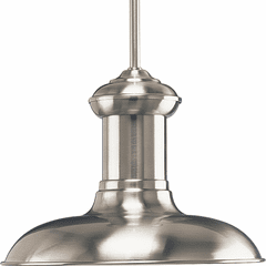 Progress Brookside Collection 1-LT Pendant - Brushed Nickel - P5024-09