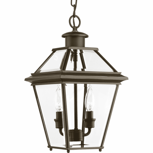 Progress Burlington 2-LT Outdoor Hanging Lantern - Antique Bronze - P6537-20