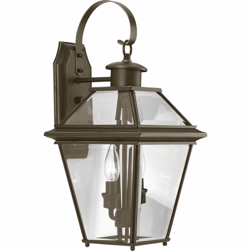 Progress Burlington 2-LT Outdoor Medium Wall Lantern - Antique Bronze - P6616-20