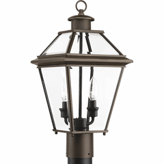 Progress Burlington 2-LT Outdoor Post Lantern - Antique Bronze - P6437-20