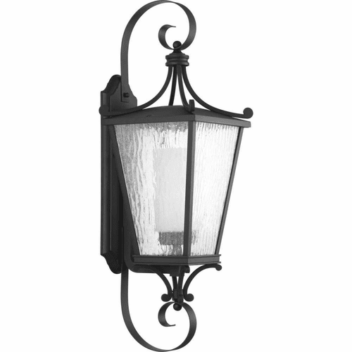 Progress Cadence 1-Light 100W Wall Lantern - Black - P6628-31MD