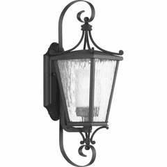 Progress Cadence 1-Light 30W Wall Lantern - Black - P6626-31CD