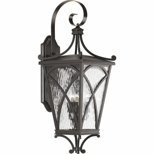 Progress Cadence 3-LT Outdoor Large Wall Lantern - Oil Rubbed Bronze - P6639-108
