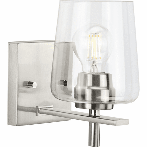 Progress Calais 1-LT Bath Vanity Light - Brushed Nickel - P300360-009