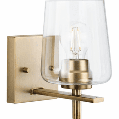 Progress Calais 1-LT Bath Vanity Light - Vintage Brass - P300360-163