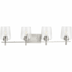 Progress Calais 4-LT Bath Vanity Light - Brushed Nickel - P300363-009