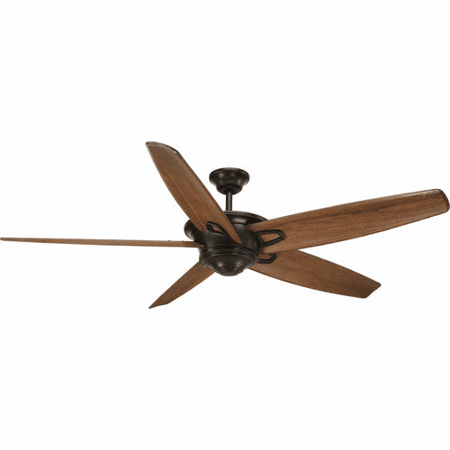 Progress Caleb Collection 68" Five-Blade Ceiling Fan - Antique Bronze - P2560-20