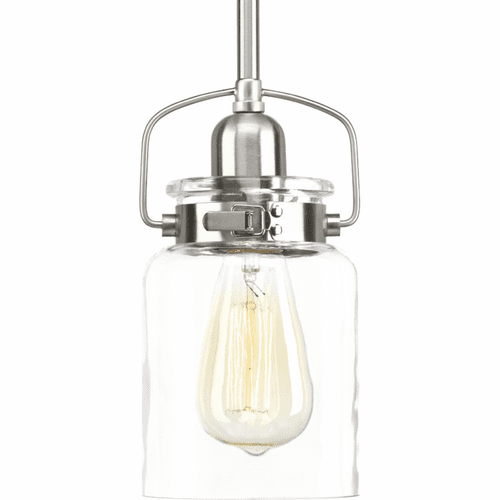 Progress Calhoun Collection 1-LT Mini-Pendant - Brushed Nickel - P500055-009