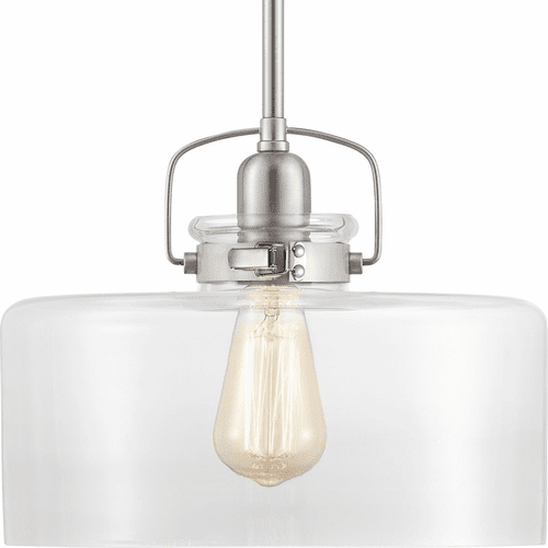 Progress Calhoun Collection 1-LT Pendant - Brushed Nickel - P500152-009