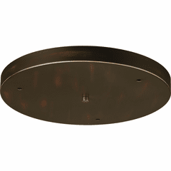 Progress Canopy Kit 15-1/2" Round for Up to 3 Pendants - Antique Bronze - P8403-20 Progress Canopy Kit 15-1/2" Round for Up to 3 Pendants - Antique Bronze - P8403-20