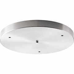Progress Canopy Kit 15-1/2" Round for Up to 3 Pendants - Brushed Nickel - P8403-09
