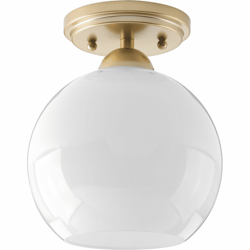 Progress Carisa Collection 7-3/8" Flush Mount - Vintage Gold - P350075-078