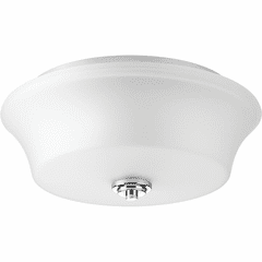 Progress Cascadia Collection 2-LT 14" Flush Mount - Polished Chrome - P3633-15 Progress Cascadia Collection 2-LT 14" Flush Mount - Polished Chrome - P3633-15