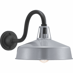 Progress Cedar Springs 1-LT Outdoor X-Large Wall Lantern - Gray - P560091-082