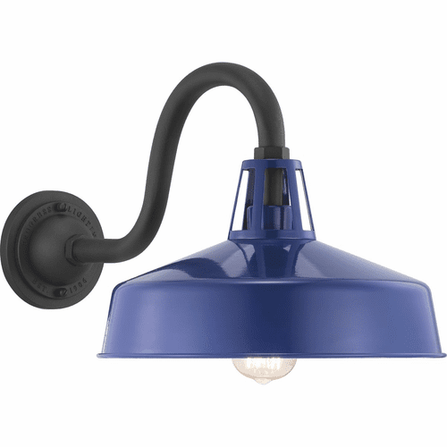 Progress Cedar Springs 1-LT Outdoor X-Large Wall Lantern - Navy - P560091-091