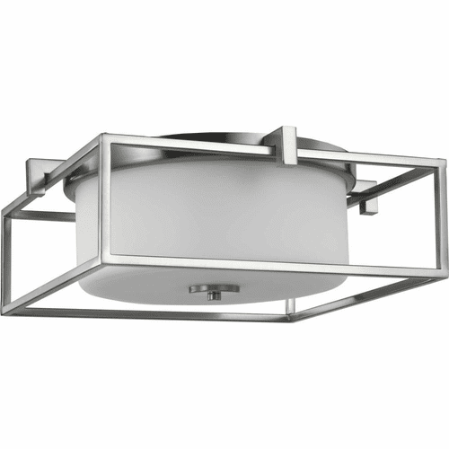 Progress Chadwick 2-Light 60W Flush Mount - Brushed Nickel - P350171-009