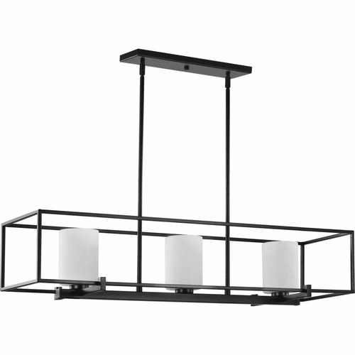 Progress Chadwick 3-Light 100W Chandelier - Black - P400225-031