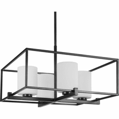 Progress Chadwick 4-Light 100W Chandelier - Black - P400226-031