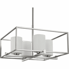 Progress Chadwick 4-Light 100W Chandelier - Brushed Nickel - P400226-009