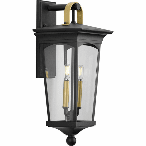 Progress Chatsworth 2-Light 60W Wall Lantern - Black - P560183-031