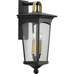 Progress Chatsworth 2-Light 60W Wall Lantern - Black - P560183-031