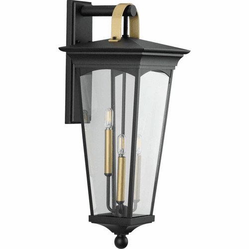 Progress Chatsworth 3-Light 40W Wall Lantern - Black - P560184-031