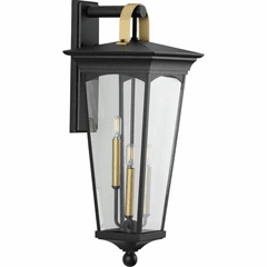 Progress Chatsworth 3-Light 40W Wall Lantern - Black - P560184-031