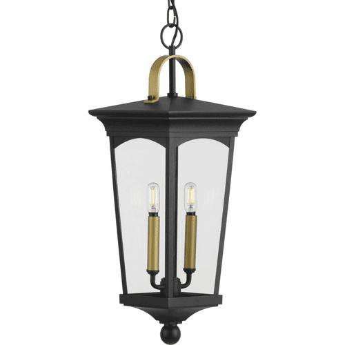 Progress Chatsworth 3-Light 60W Hanging Lantern - Black - P550067-031