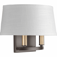Progress Cherish Collection 2-LT Wall Sconce - Antique Bronze - P7172-20