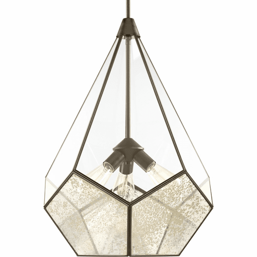 Progress Cinq Collection 3-LT Pendant - Antique Bronze - P5322-20