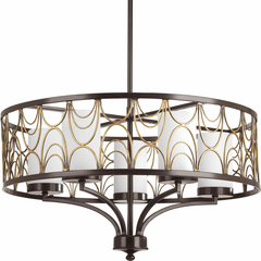 Progress Cirrine Collection 5-LT Chandelier - Antique Bronze - P4700-20 Progress Cirrine Collection 5-LT Chandelier - Antique Bronze - P4700-20