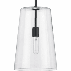 Progress Clarion 1-Light 60W Pendant - Black - P500242-031