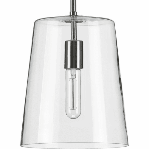 Progress Clarion 1-Light 60W Pendant - Brushed Nickel - P500241-009