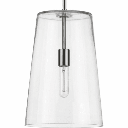 Progress Clarion 1-Light 60W Pendant - Brushed Nickel - P500242-009
