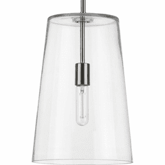 Progress Clarion 1-Light 60W Pendant - Brushed Nickel - P500242-009