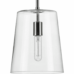 Progress Clarion 1-Light 60W Pendant - Polished Nickel - P500241-104