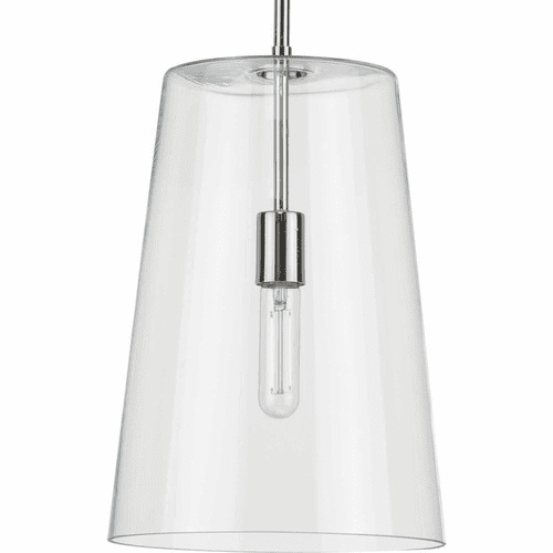 Progress Clarion 1-Light 60W Pendant - Polished Nickel - P500242-104