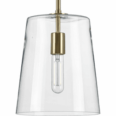 Progress Clarion 1-Light 60W Pendant - Satin Brass - P500241-012