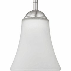 Progress Classic 1-Light 100W Mini-Pendant - Brushed Nickel - P500288-009