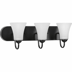 Progress Classic Collection 3-LT Bath Vanity - Black - P300235-031