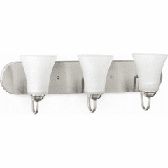 Progress Classic Collection 3-LT Bath Vanity - Brushed Nickel - P300235-009