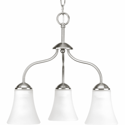 Progress Classic Collection 3-LT Chandelier - Brushed Nickel - P4762-09