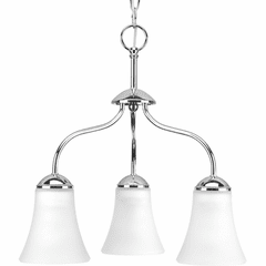 Progress Classic Collection 3-LT Chandelier - Polished Chrome - P4762-15