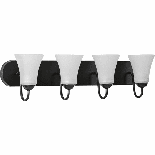 Progress Classic Collection 4-LT Bath Vanity - Black - P300236-031