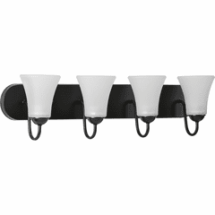 Progress Classic Collection 4-LT Bath Vanity - Black - P300236-031