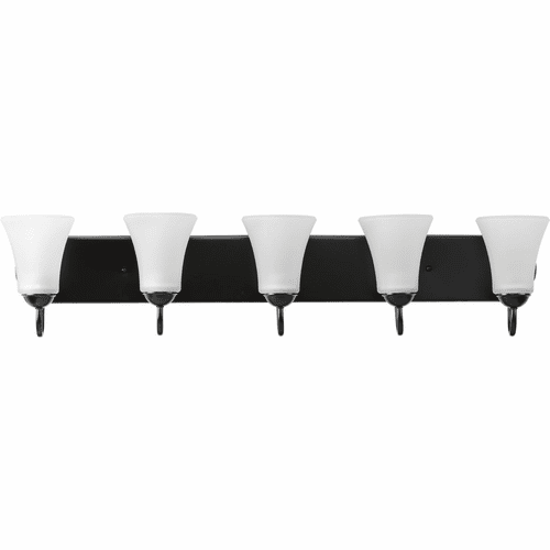 Progress Classic Collection 5-LT Bath Vanity - Black - P300237-031